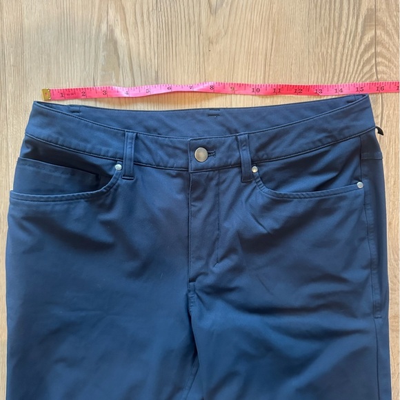 Lululemon Men’s ABC Pant Slim *Warpstreme 32" size 30 True Navy pants M5704S - Picture 5 of 9